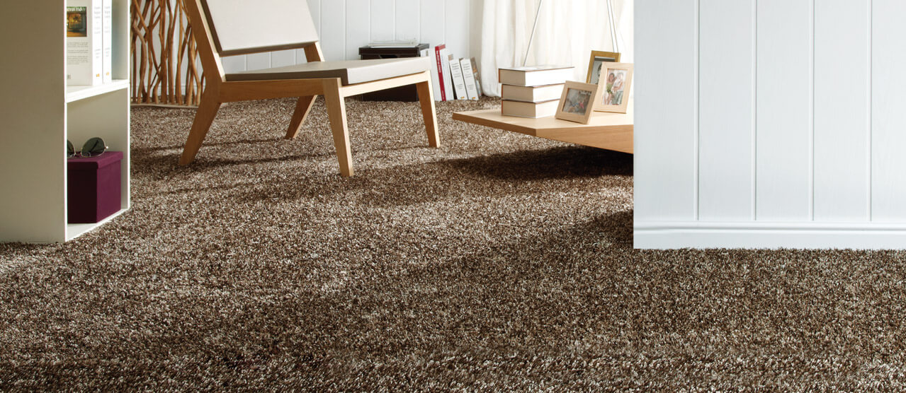 carpeted living room