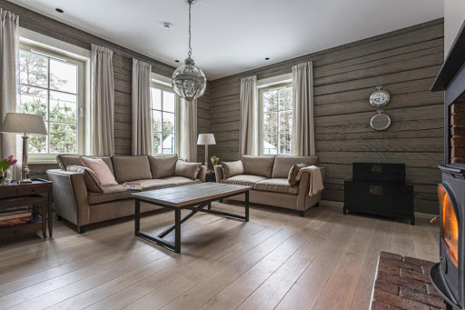 wood flooring in a living room