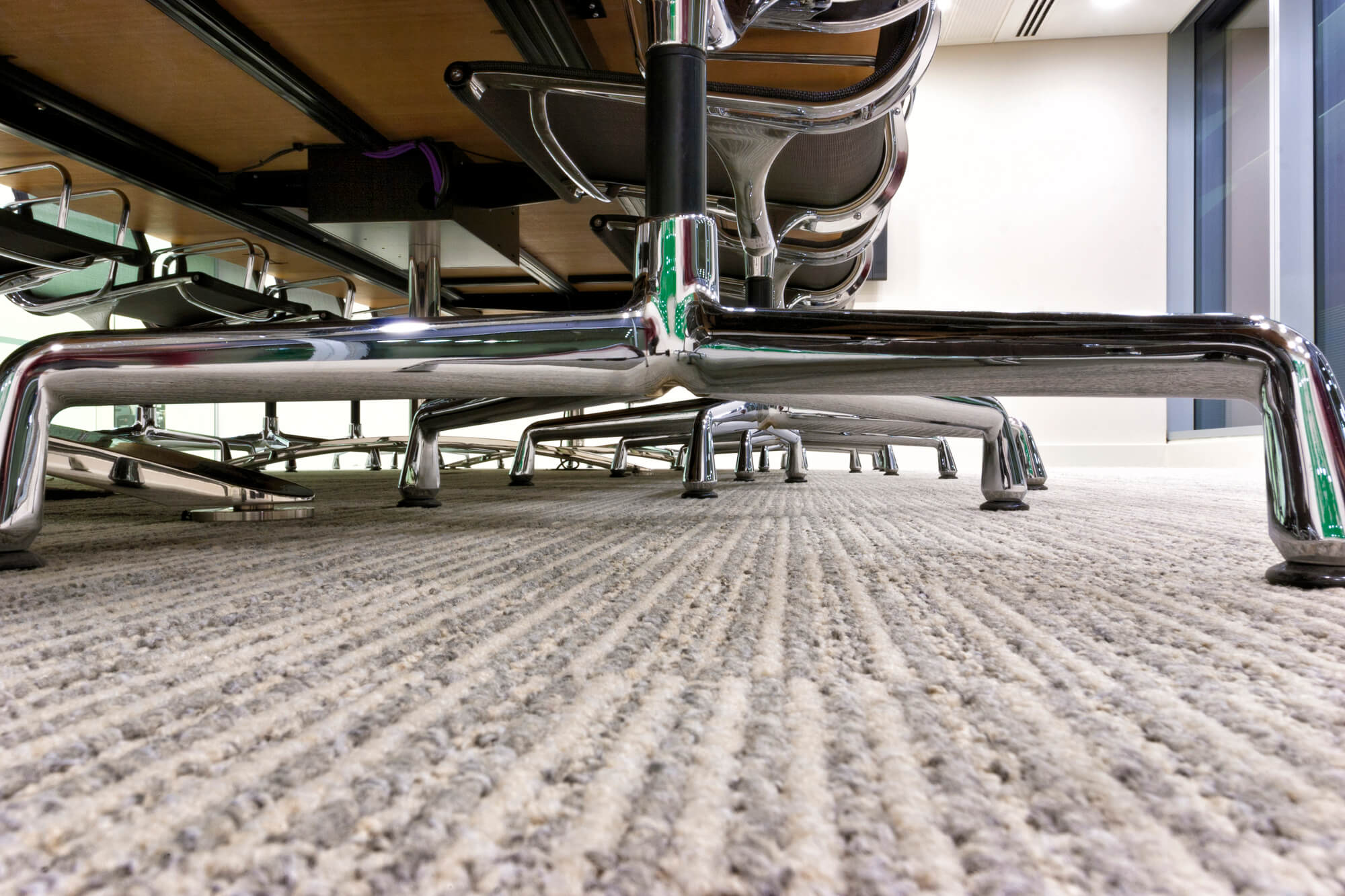 chairs on carpet